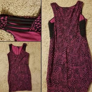 Material girl print dress